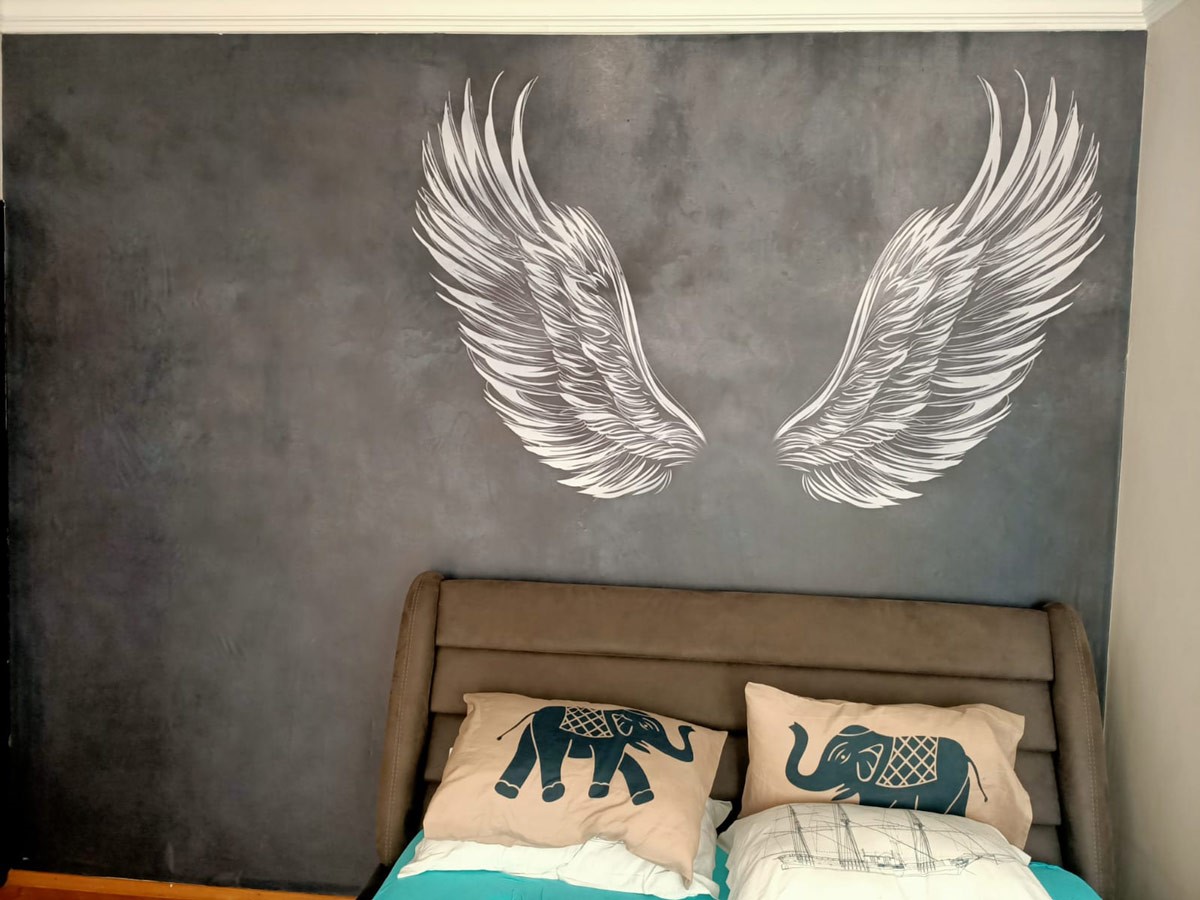 Melek Kanatlı Duvar Kağıdı