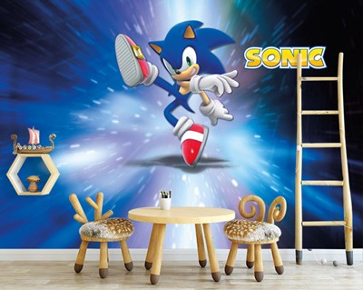 Sonic Duvar Kağıdı Çocuk Odası Modeli