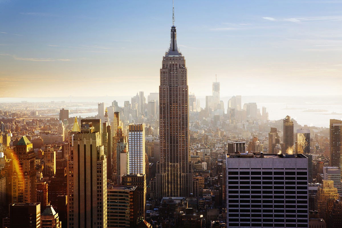New York Rockefeller Center Duvar Kağıdı Modeli