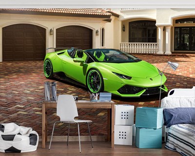 3 Boyutlu Lamborghini Duvar Kağıdı Modeli