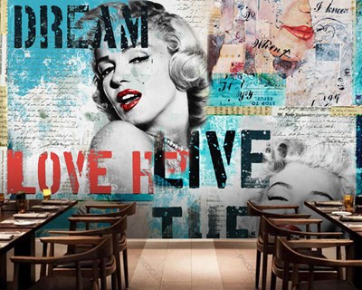 Marilyn Monroe Duvar Kağıdı Modeli
