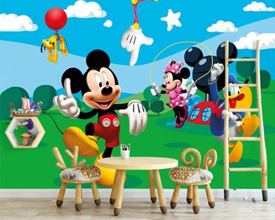 Mickey Mouse Duvar Kağıdı Modeli