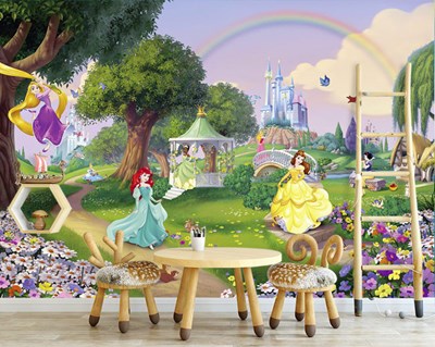 Disney Prensesleri Duvar Kağıdı Modeli