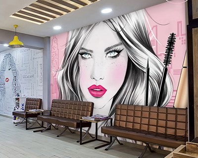 Güzellik Salonu Duvar Kağıdı 