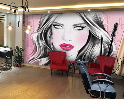 Güzellik Salonu Duvar Kağıdı 