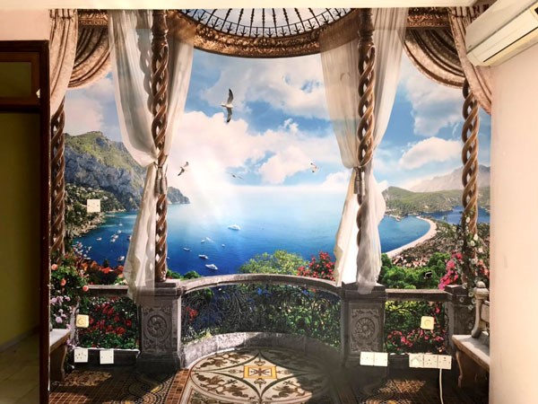 BALKON MANZARALI DUVAR KAĞITLARI