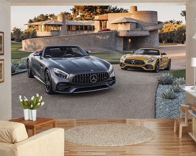 3D Mercedes Duvar Kağıdı