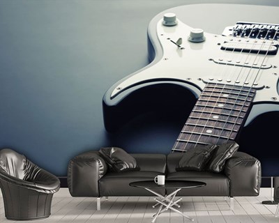 Gümüş Elektrogitar Duvar Kağıdı