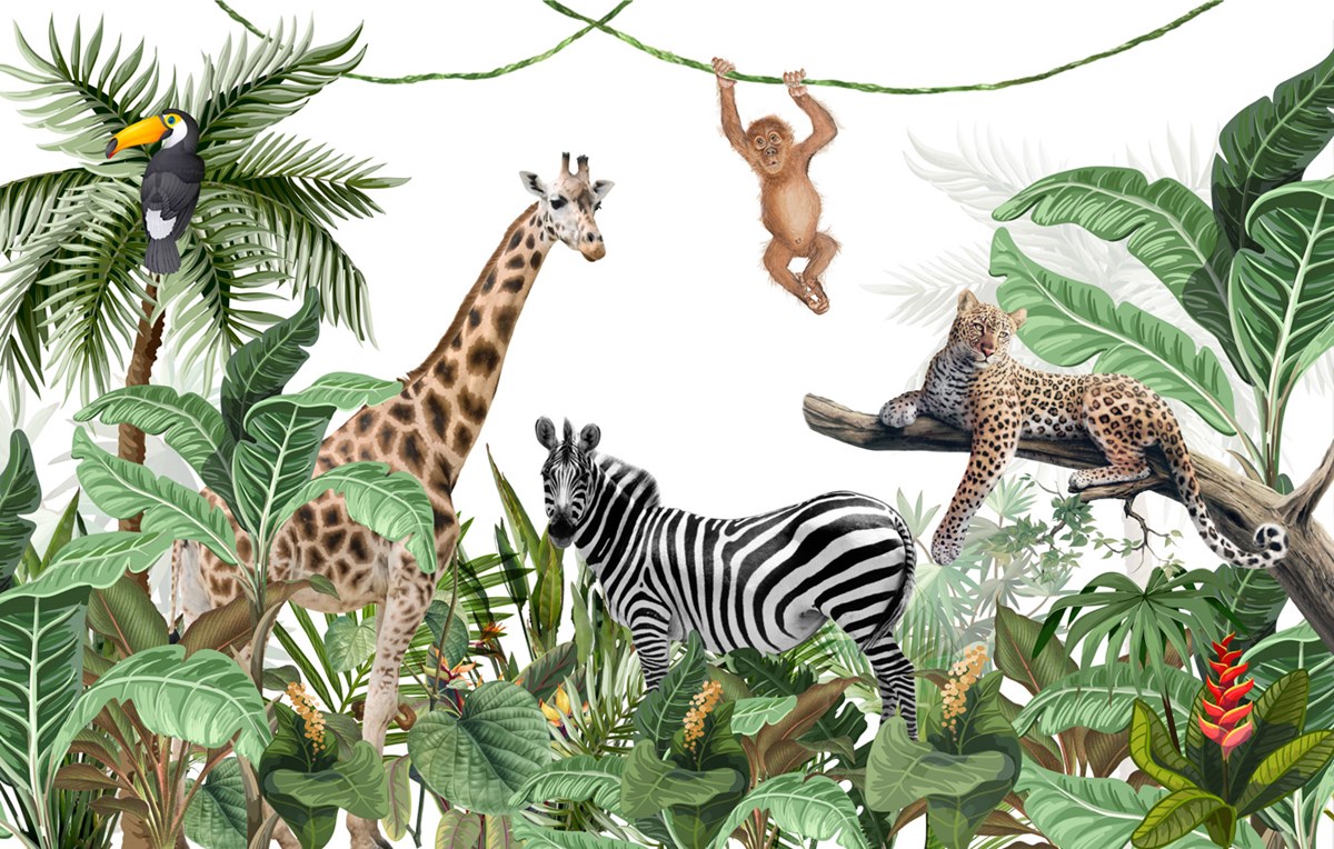Safari Hayvanlı Duvar Kağıdı
