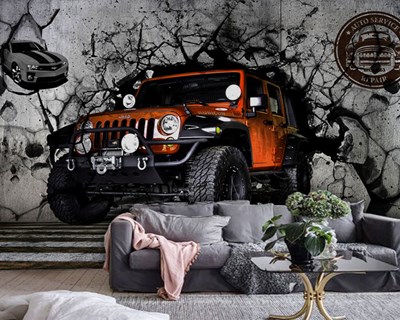 Jeep Resimli Duvar Kağıdı 3D