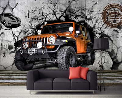 Jeep Resimli Duvar Kağıdı 3D