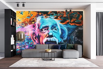 Albert Einstein 3D Duvar Kağıdı