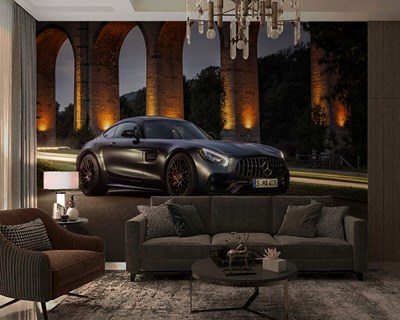 Siyah Mercedes Duvar Kağıdı 3D