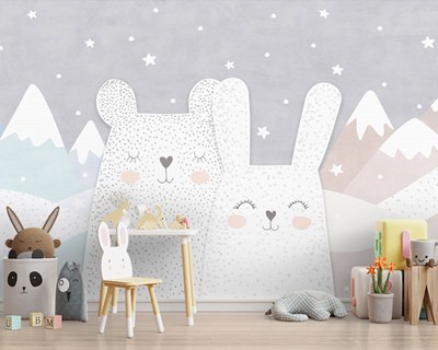 Kedi ve Tavşan Duvar Kağıdı