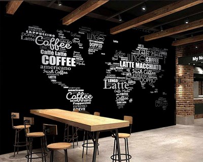 Coffee Yazılı Duvar Kağıdı