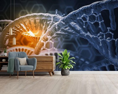 3 Boyutlu DNA Molekülü Duvar Kağıdı