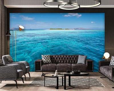 Deniz Manzaralı Duvar Posterleri 3D