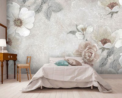 Romantik Çiçekler Duvar Kağıdı