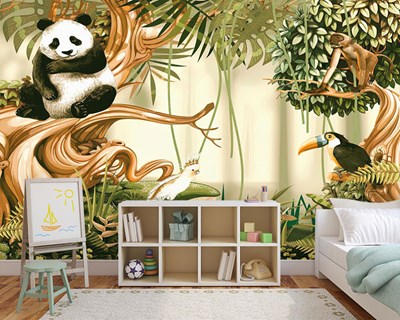 Çocuk Odası Panda Duvar Kağıdı