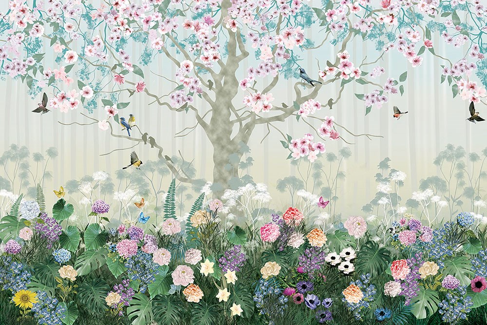 Çiçek Açmış Ağaç Duvar Kağıdı