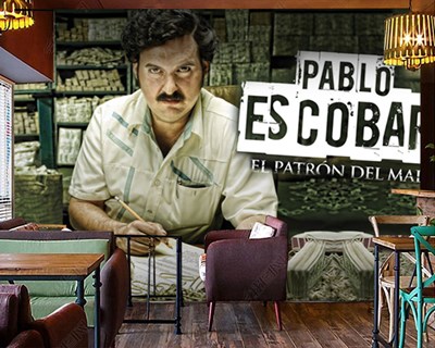 Escobar Dizisi Afişi Duvar Kağıdı 3D 