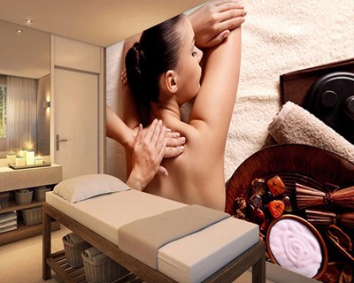 Spa Rahatlama 3D Duvar Kağıdı