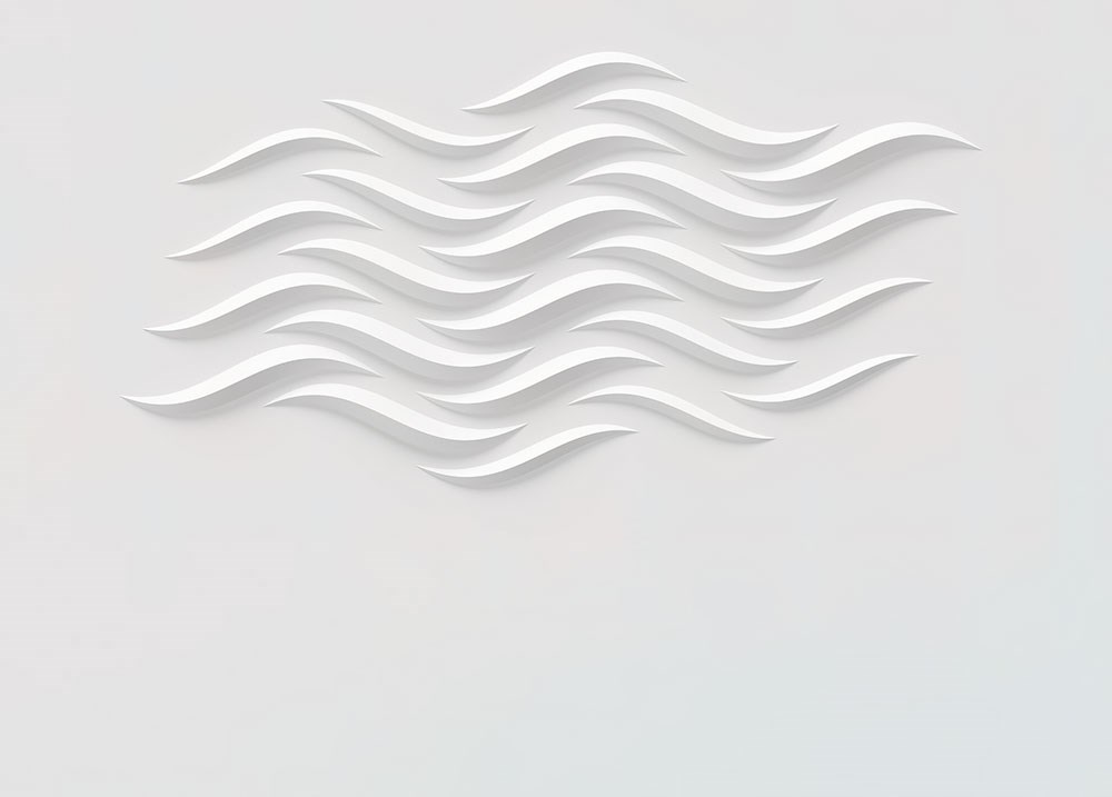 Kabartmalı Model 3 Boyutlu Beyaz Soft Duvar Kağıdı