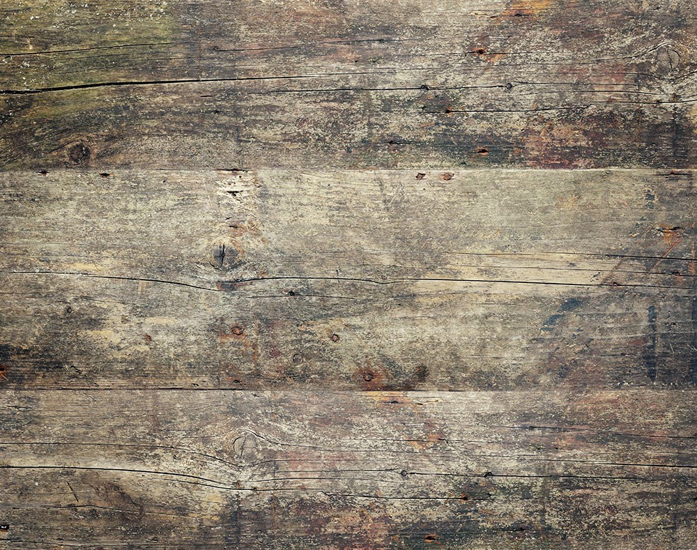 Eskitme Odun Desenli 3 Boyutlu Gerçekçi Duvar Kağıdı