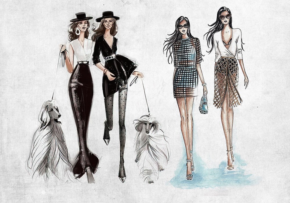 Bayan Giyim Mağazası Modaevi Stilist Duvar Kağıdı