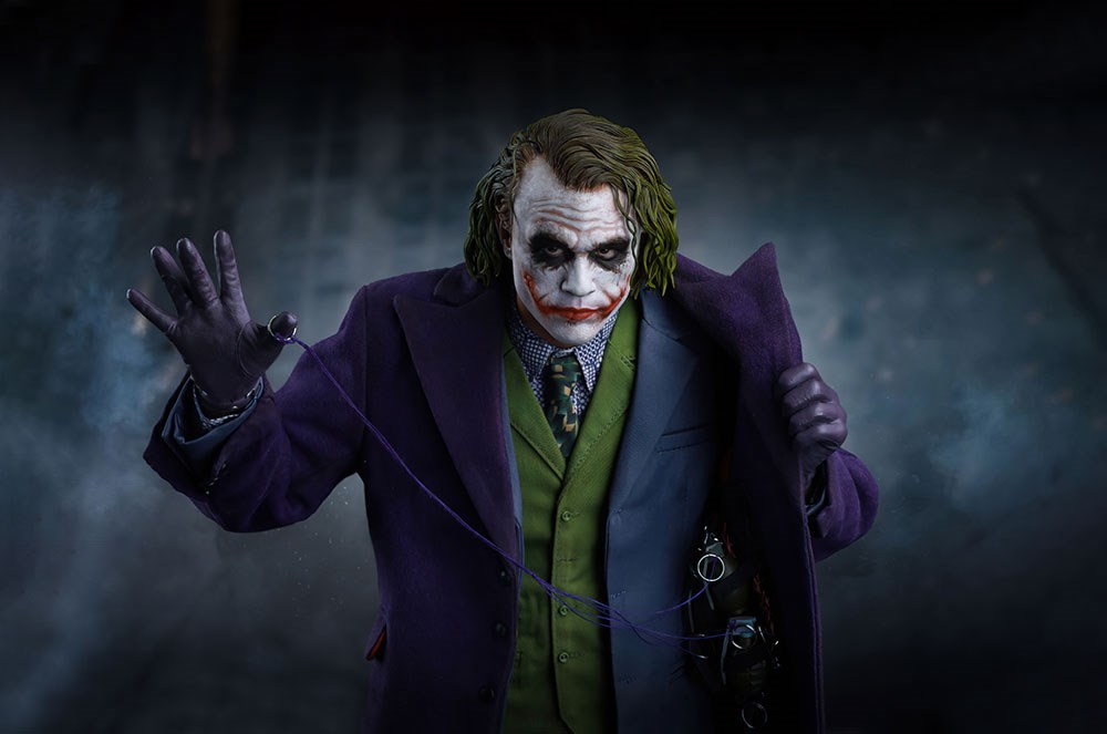 Heath Ledger Aktörü Joker Filmi Duvar Kağıdı 3D 