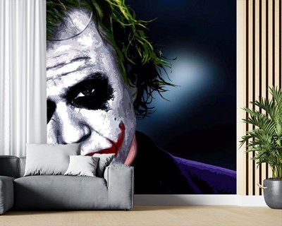 Joker Heath Ledger Portre Duvar Kağıdı Görseli