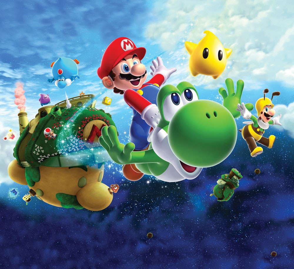 Süper Mario Bros 3D Çocuk Odası Duvar Kağıdı