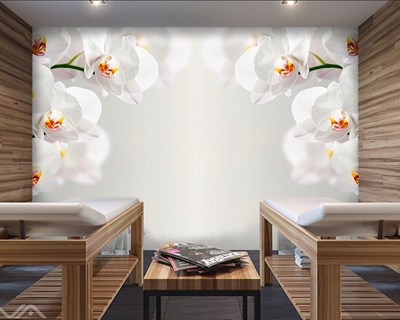 Sap Salonu Masaj Odası 3D Duvar Kağıdı Görseli
