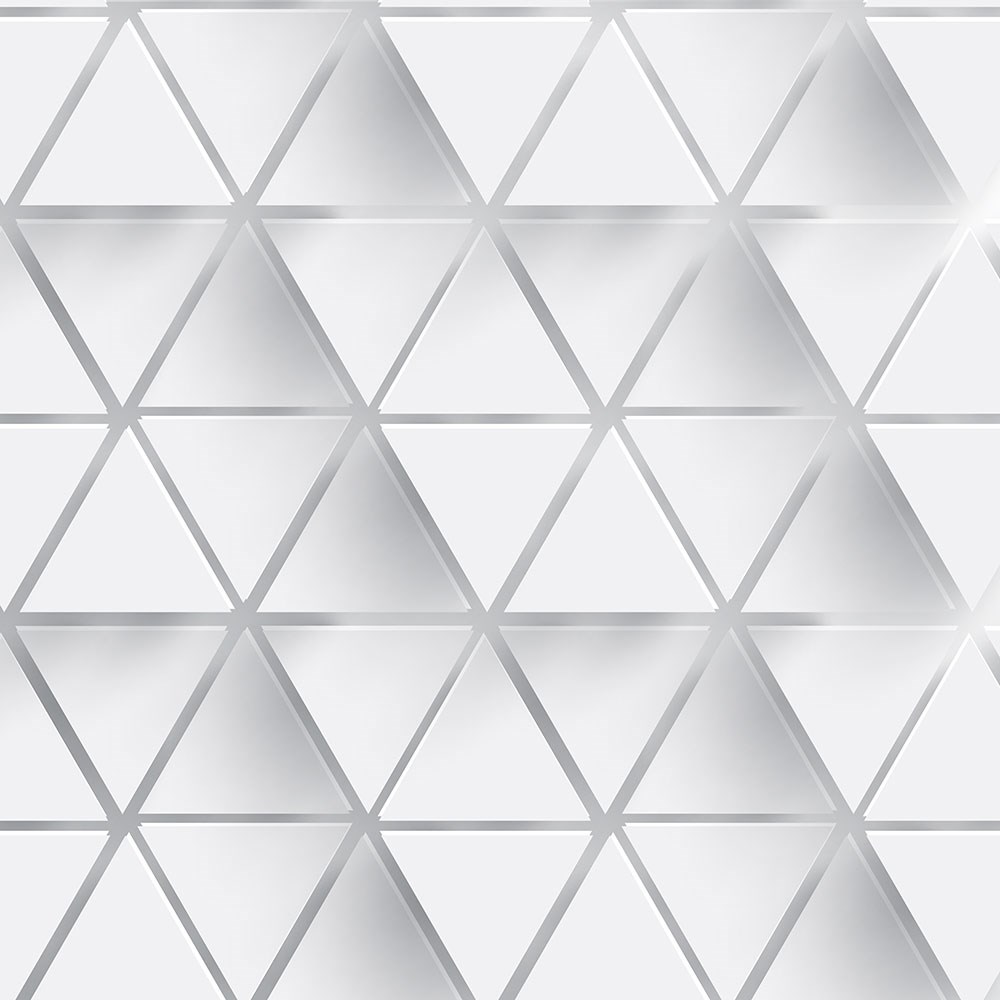 Piramit Şekiller Metalik 3D Tasarım Duvar Kağıdı Görseli