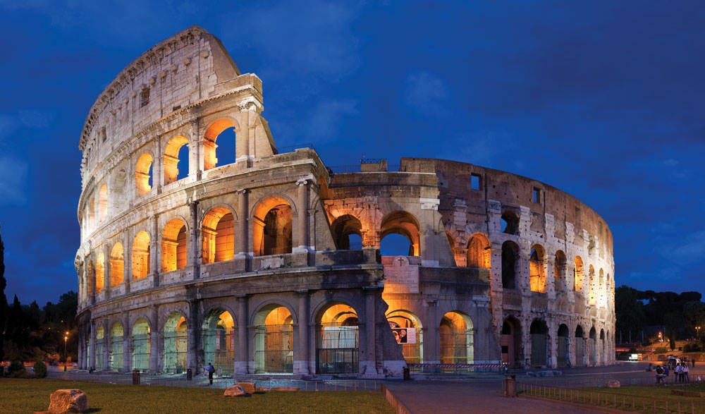Roma Kolezyum 3D Duvar Kağıdı Görseli