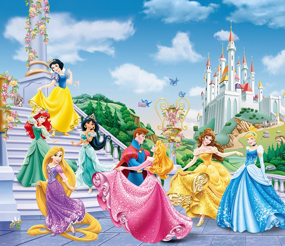 3D Disney'in Kızları Duvar Kağıtları 