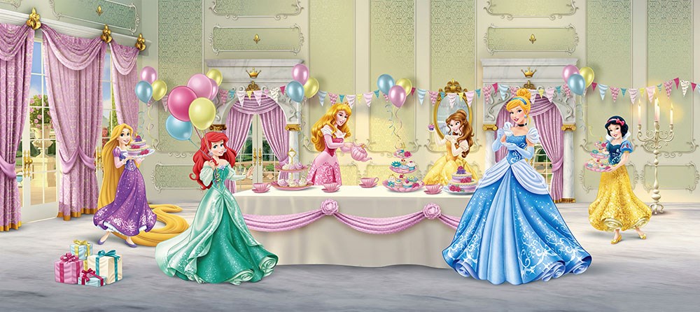 Masal Prensesleri Duvar Kağıdı 3D