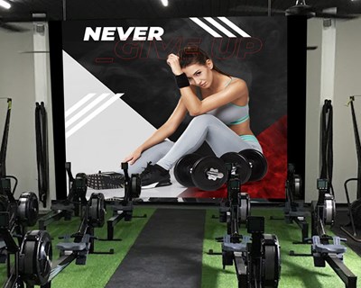 Fitness Merkezi Duvar Posteri 3D