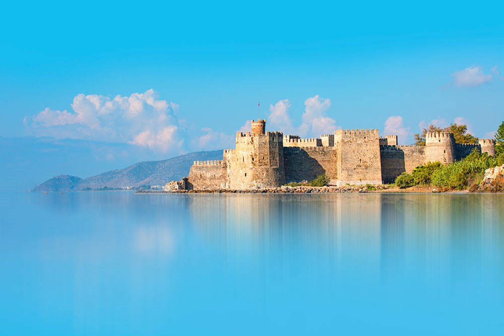 Antalya Kaleiçi Manzaralı 3D Duvar Kağıdı 