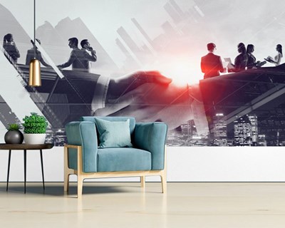 Business Şirket Duvar Kağıdı 3D