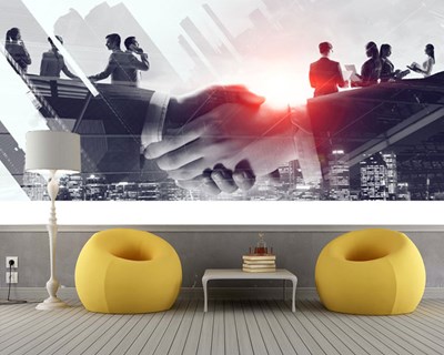 Business Şirket Duvar Kağıdı 3D