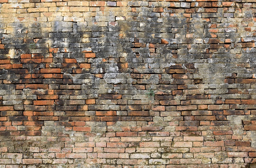 Kırık Beton Tuğla Taş Duvar 3D Duvar Kağıdı Örnekleri