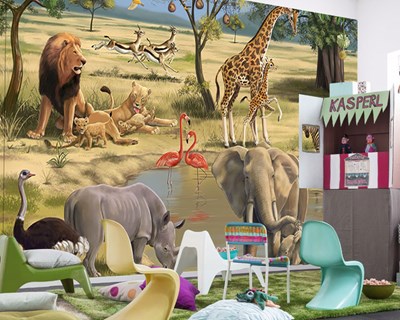 Safari Afrika Hayvanları Duvar Kağıdı Örnekleri