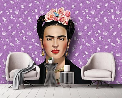 Ünlü Frida Kahlo Resimli Duvar Kağıdı