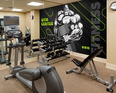 3D Gym Center Duvar Kağıdı