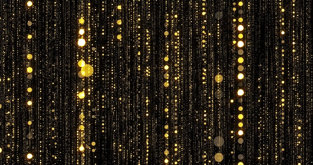 Gold Işıklı Matrix Duvar Kağıdı 