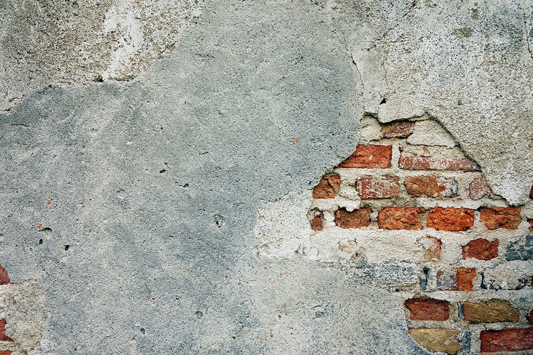 Kırılmış Beton Tuğla Duvar Duvar Kağıdı Modeli