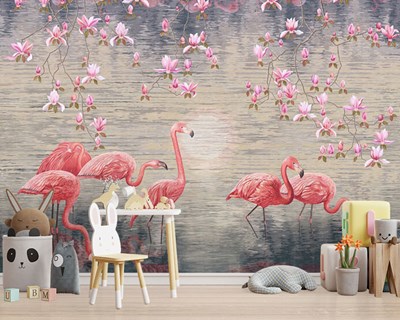 Flamingo Duvar Kağıdı Modeli