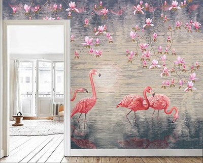 Flamingo Duvar Kağıdı Modeli