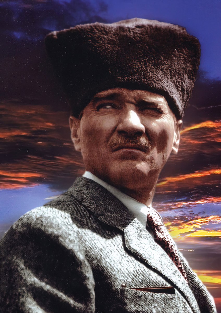Kalpaklı Atatürk Duvar Kağıdı Modeli